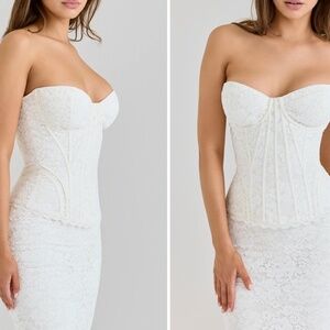 HOUSE OF CB - Solaine Lace Corset Gown